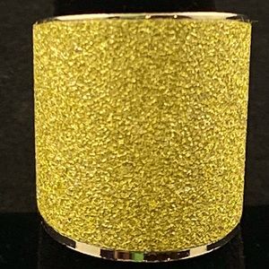 MixIt shimmery yellow & gold ring. Great for a metallic or superhero night!